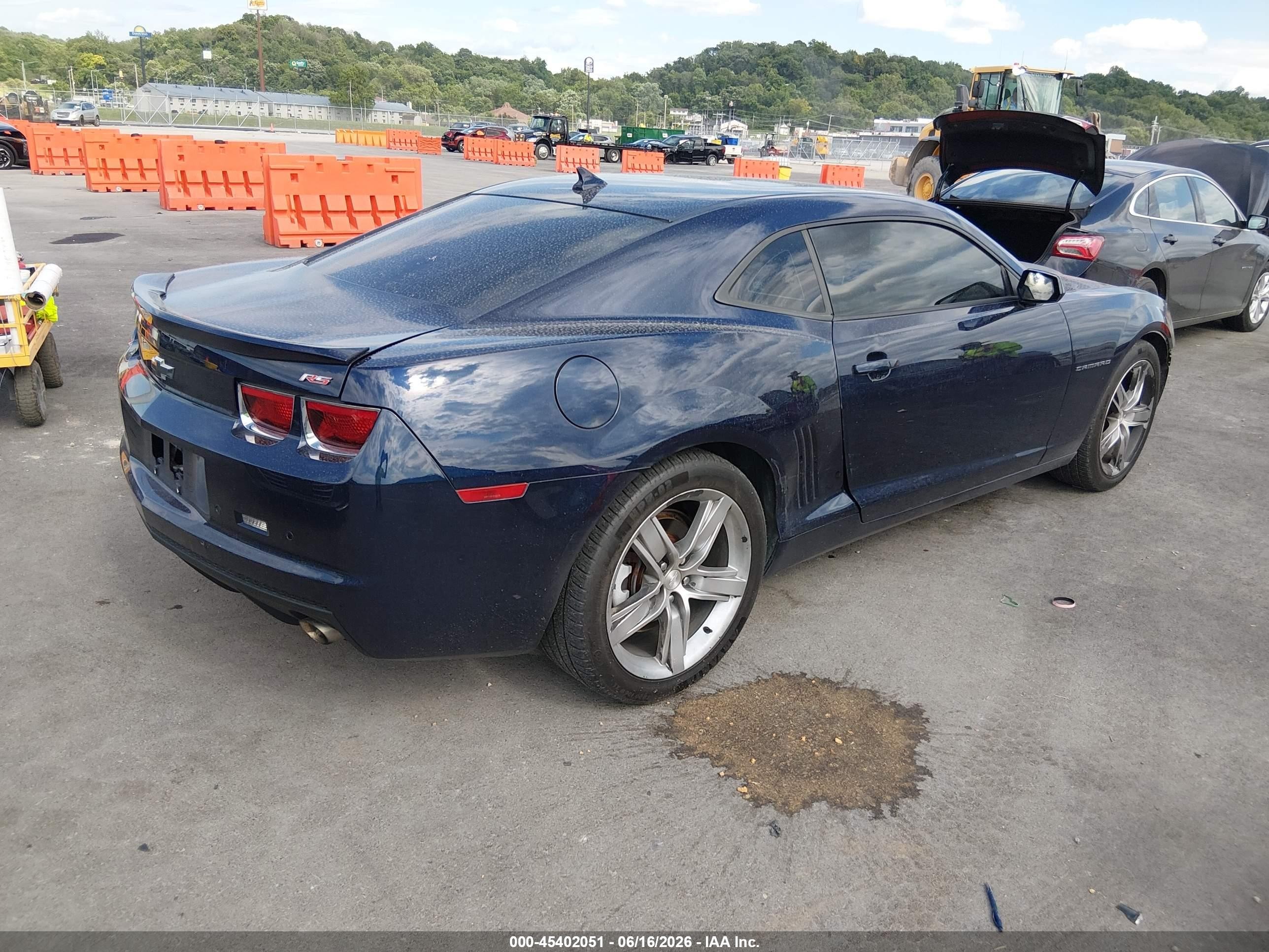 2012 Chevrolet Camaro 2lt Синий vin: 2G1FC1E33C9139830