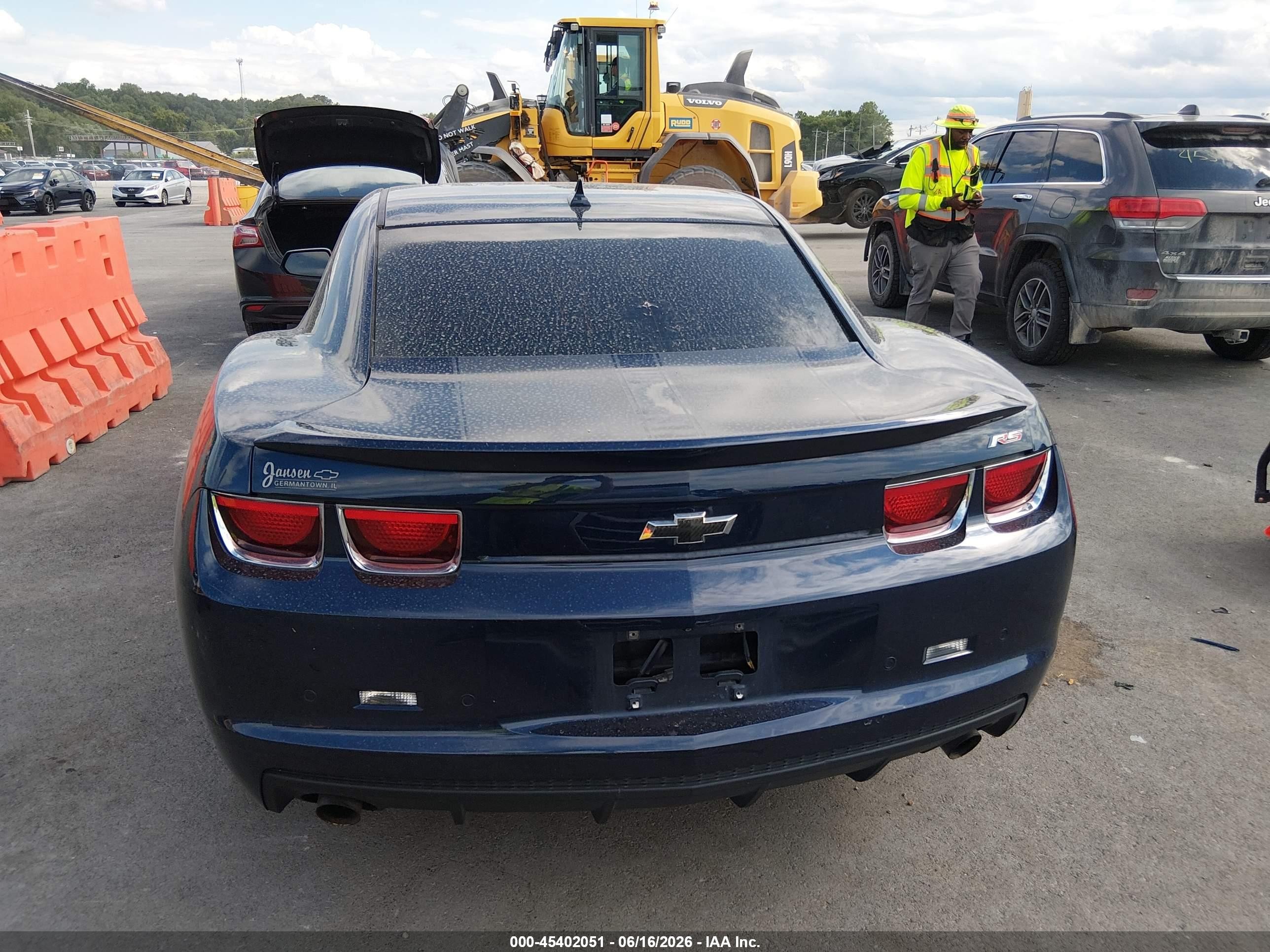2012 Chevrolet Camaro 2lt Синий vin: 2G1FC1E33C9139830