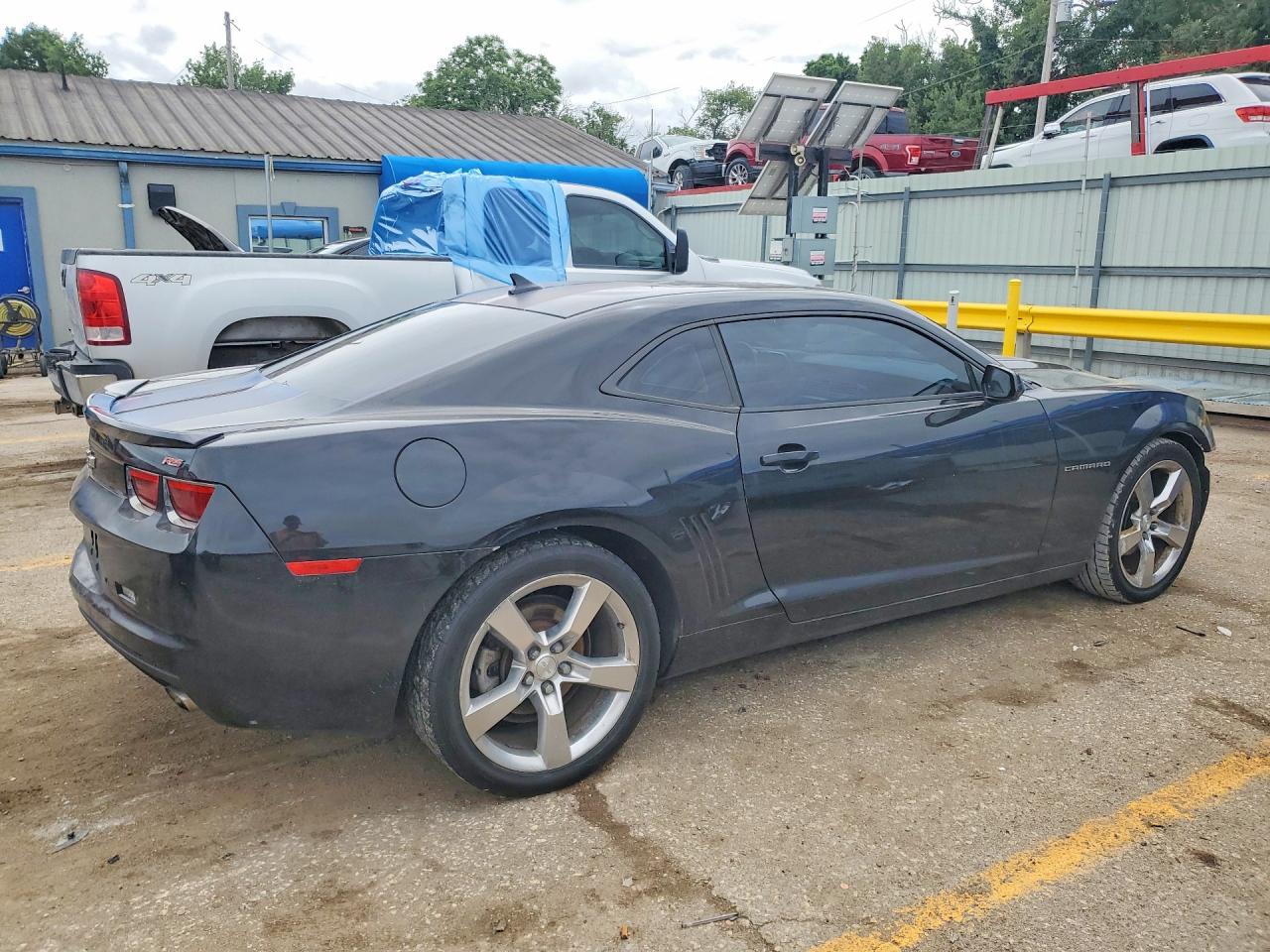 2013 Chevrolet Camaro Lt Black vin: 2G1FC1E33D9166589