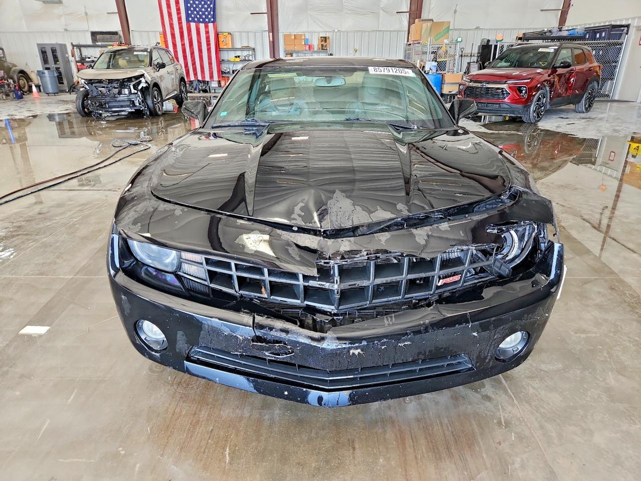 2013 Chevrolet Camaro Lt Black vin: 2G1FC1E33D9190505