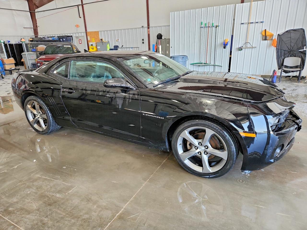 2013 Chevrolet Camaro Lt Black vin: 2G1FC1E33D9190505