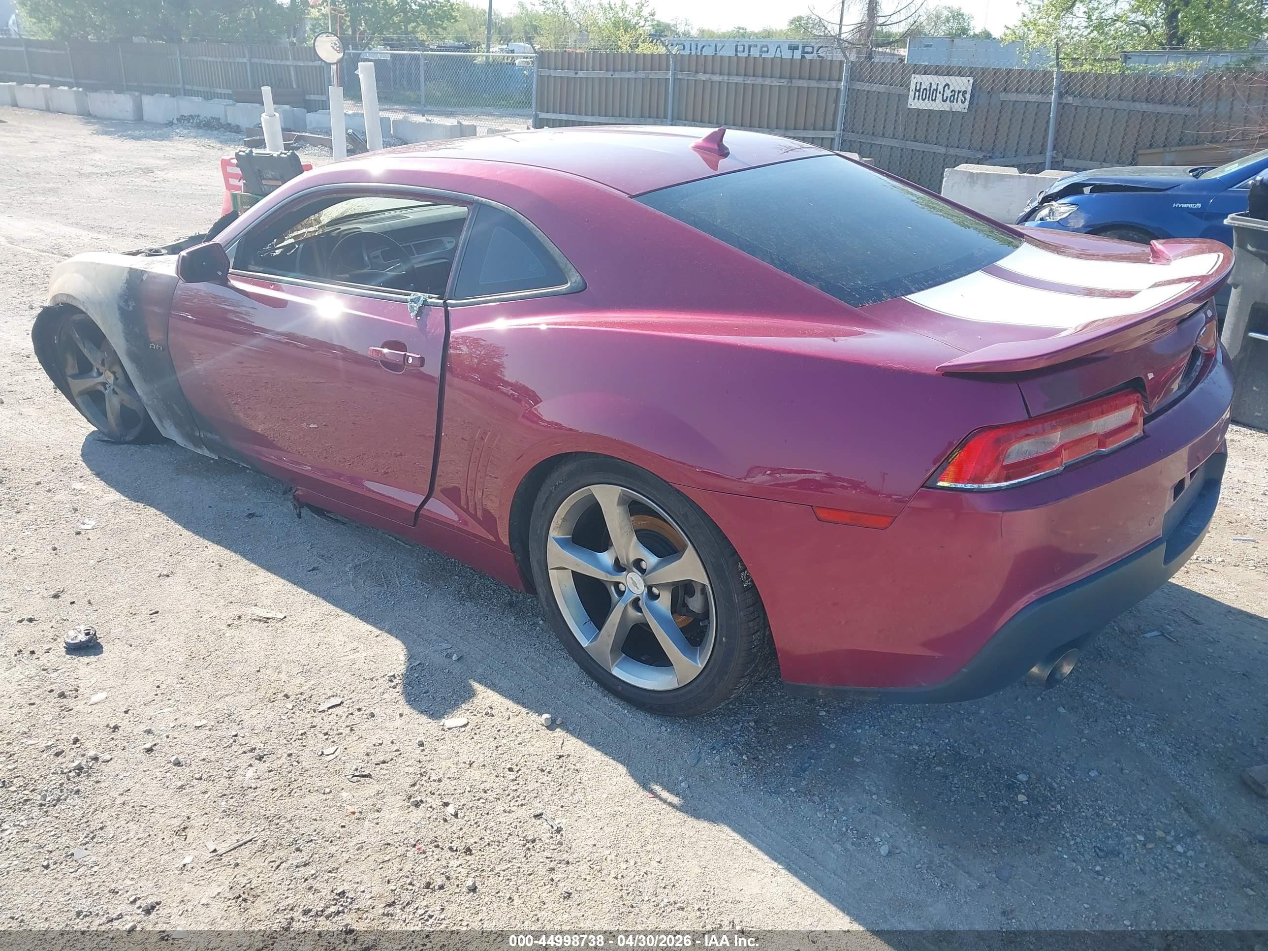 2014 Chevrolet Camaro 2lt Maroon vin: 2G1FC1E33E9279959
