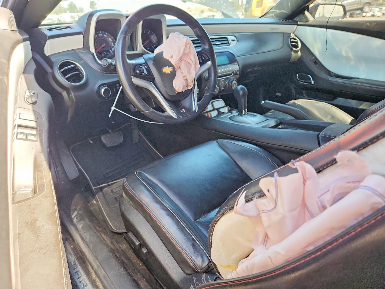2012 Chevrolet Camaro Lt Black vin: 2G1FC1E34C9164185