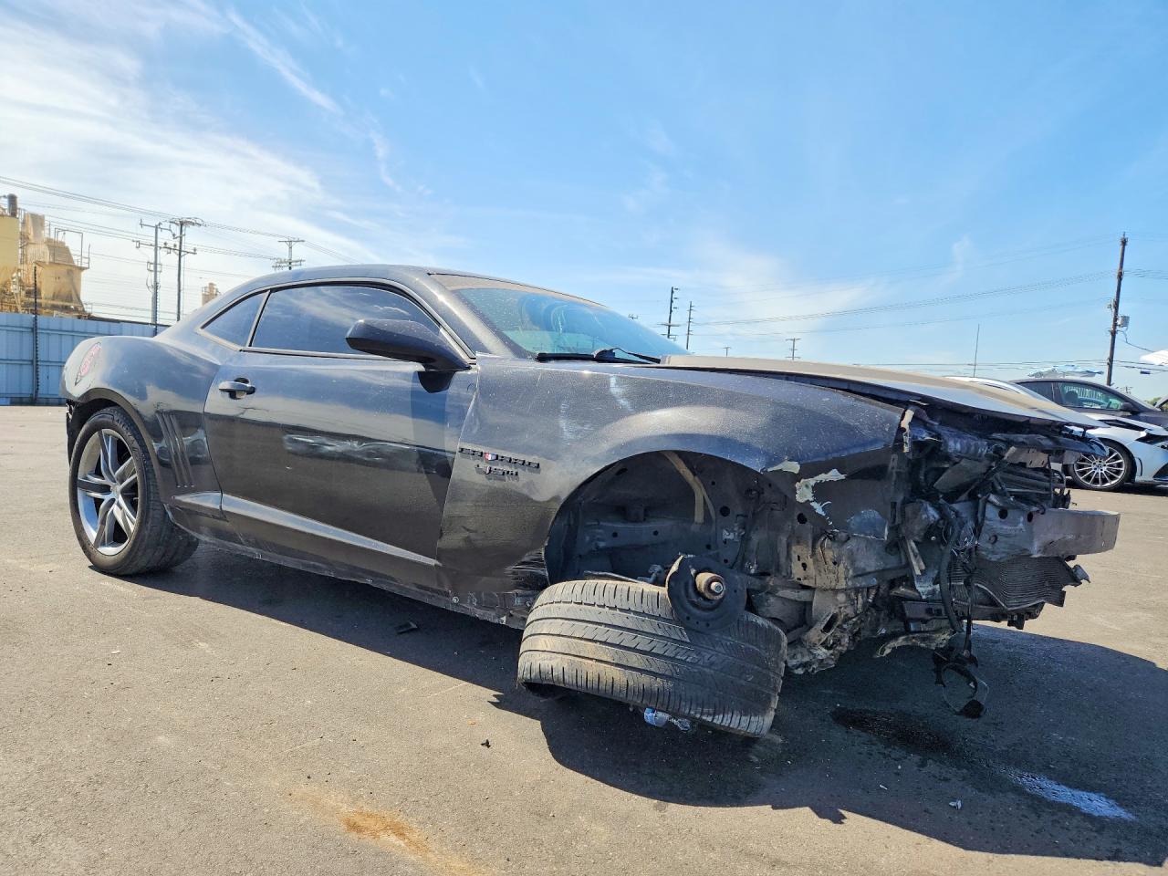 2012 Chevrolet Camaro Lt Black vin: 2G1FC1E34C9164185