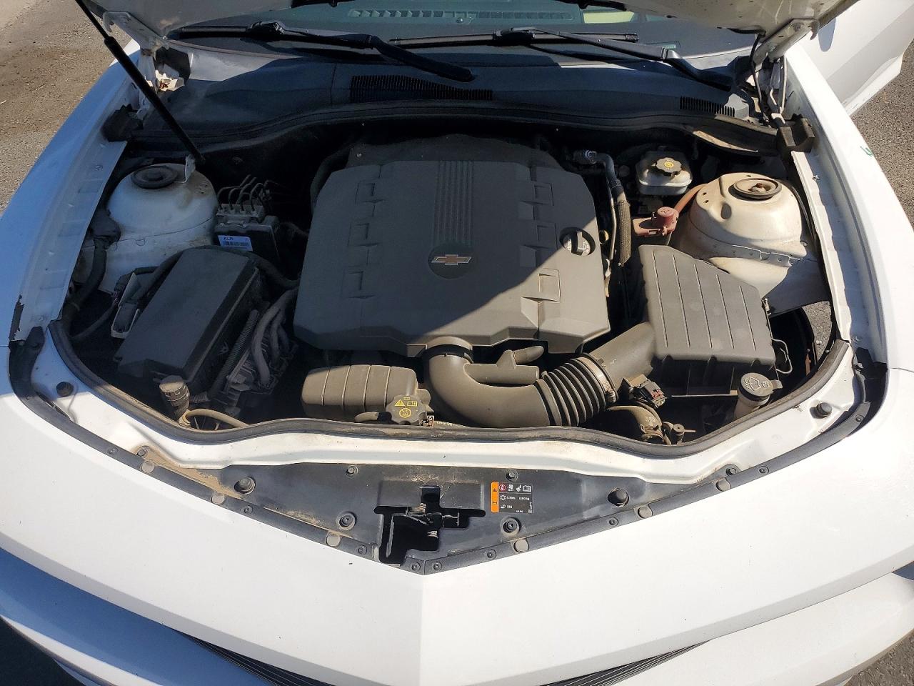 2013 Chevrolet Camaro Lt White vin: 2G1FC1E34D9132614