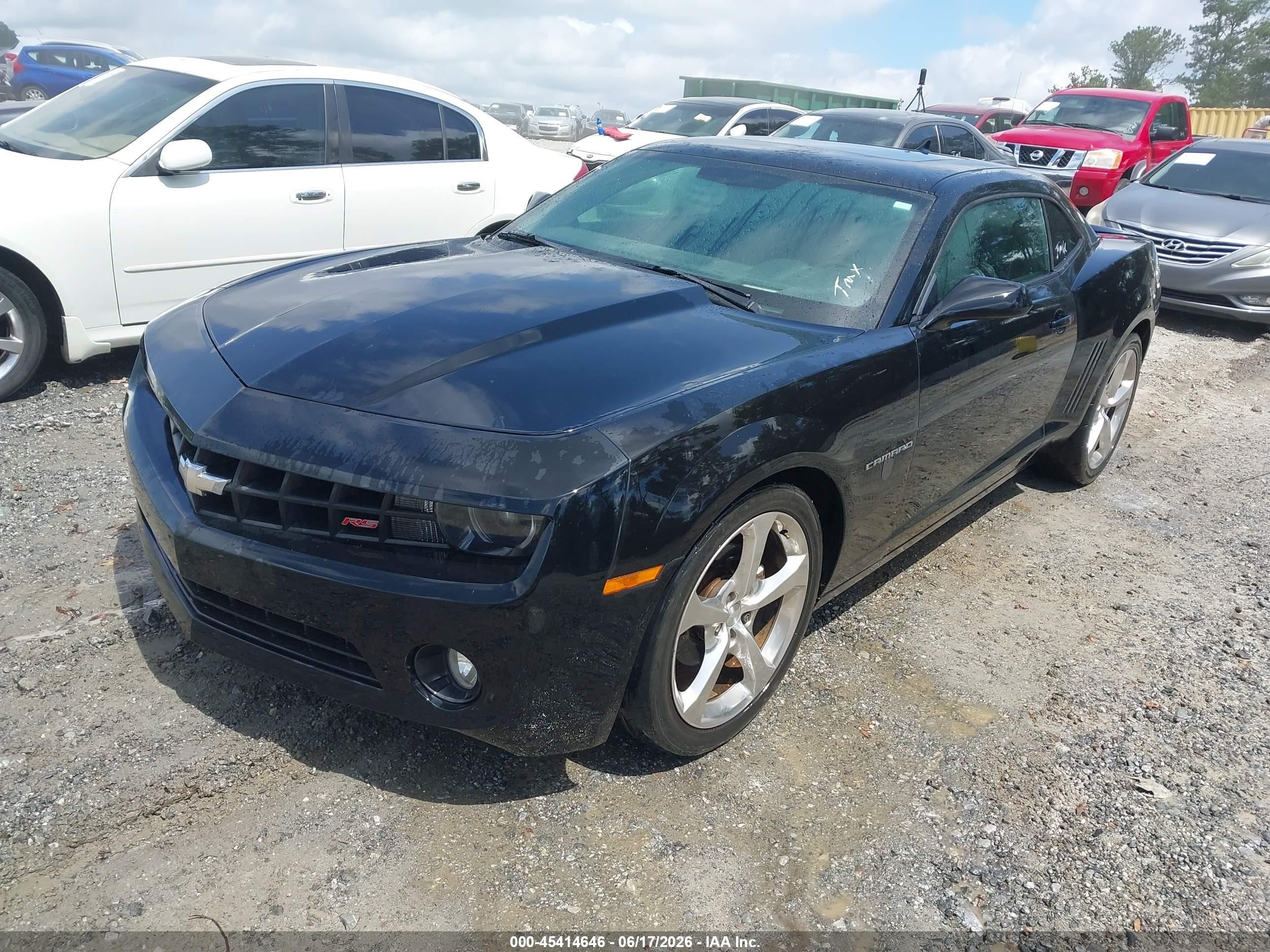 2013 Chevrolet Camaro 2lt Black vin: 2G1FC1E34D9140261