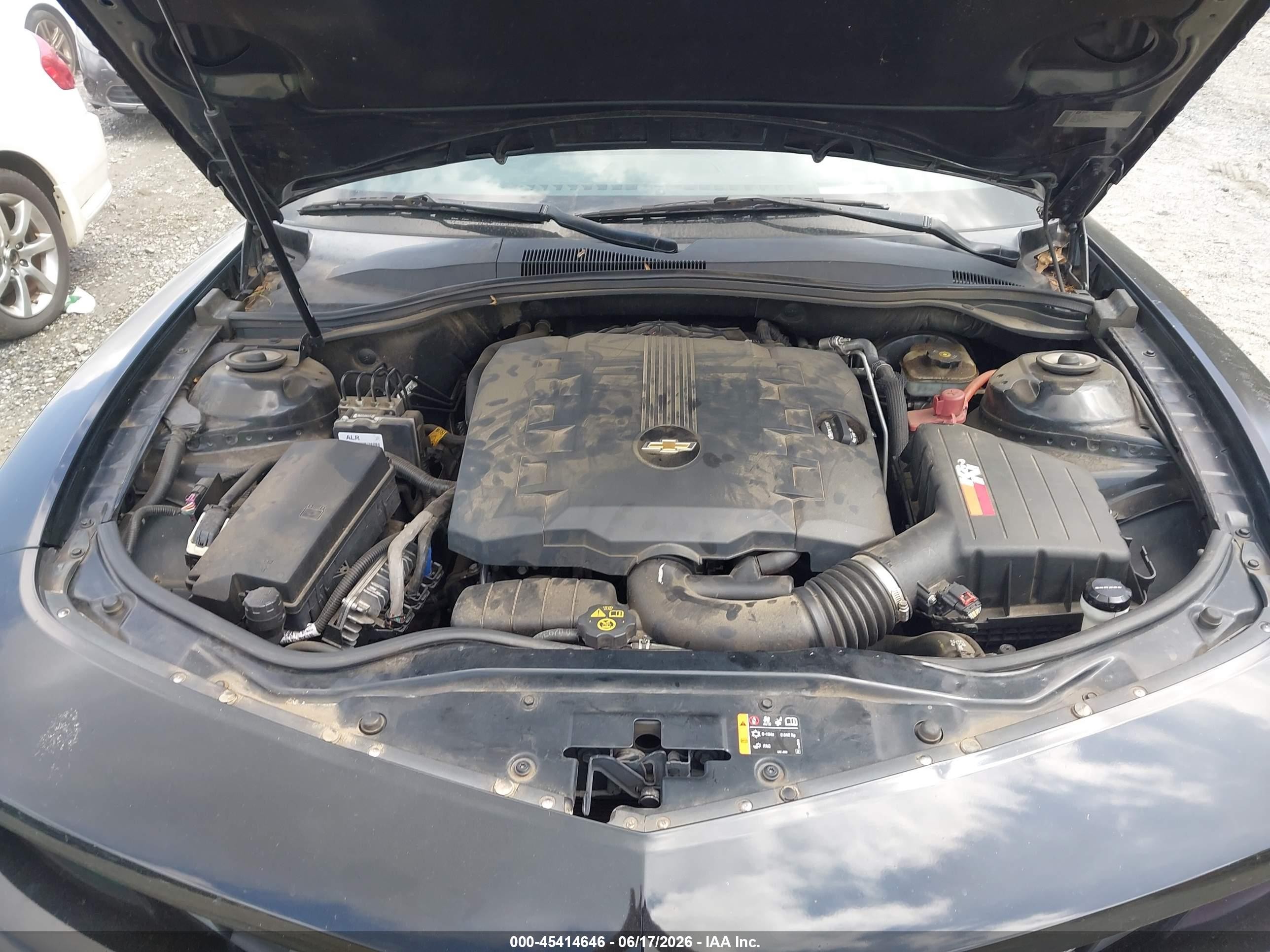 2013 Chevrolet Camaro 2lt Black vin: 2G1FC1E34D9140261