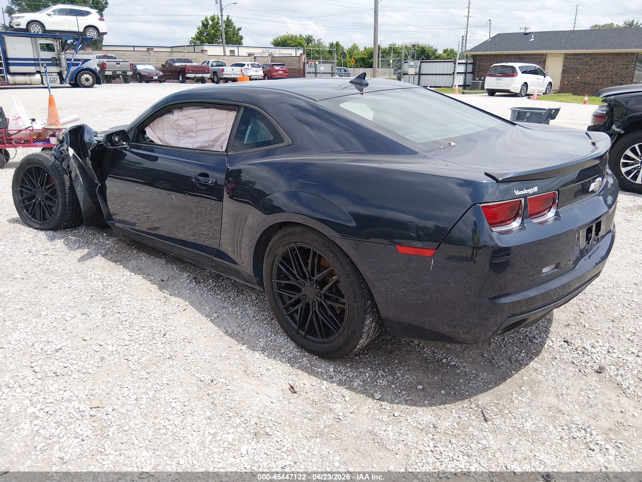 2013 Chevrolet Camaro 2lt Blue vin: 2G1FC1E34D9186950