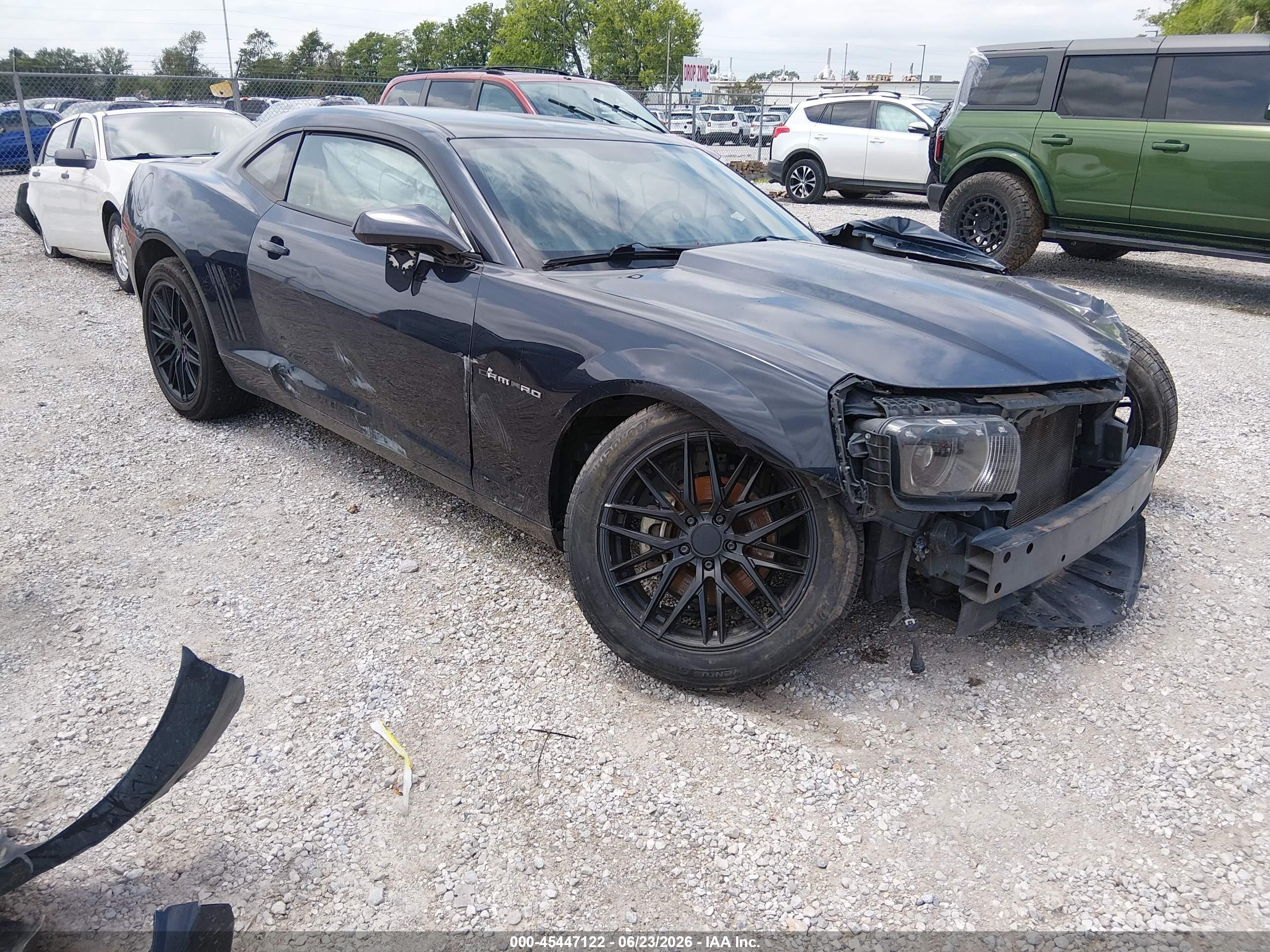 2013 Chevrolet Camaro 2lt Blue vin: 2G1FC1E34D9186950
