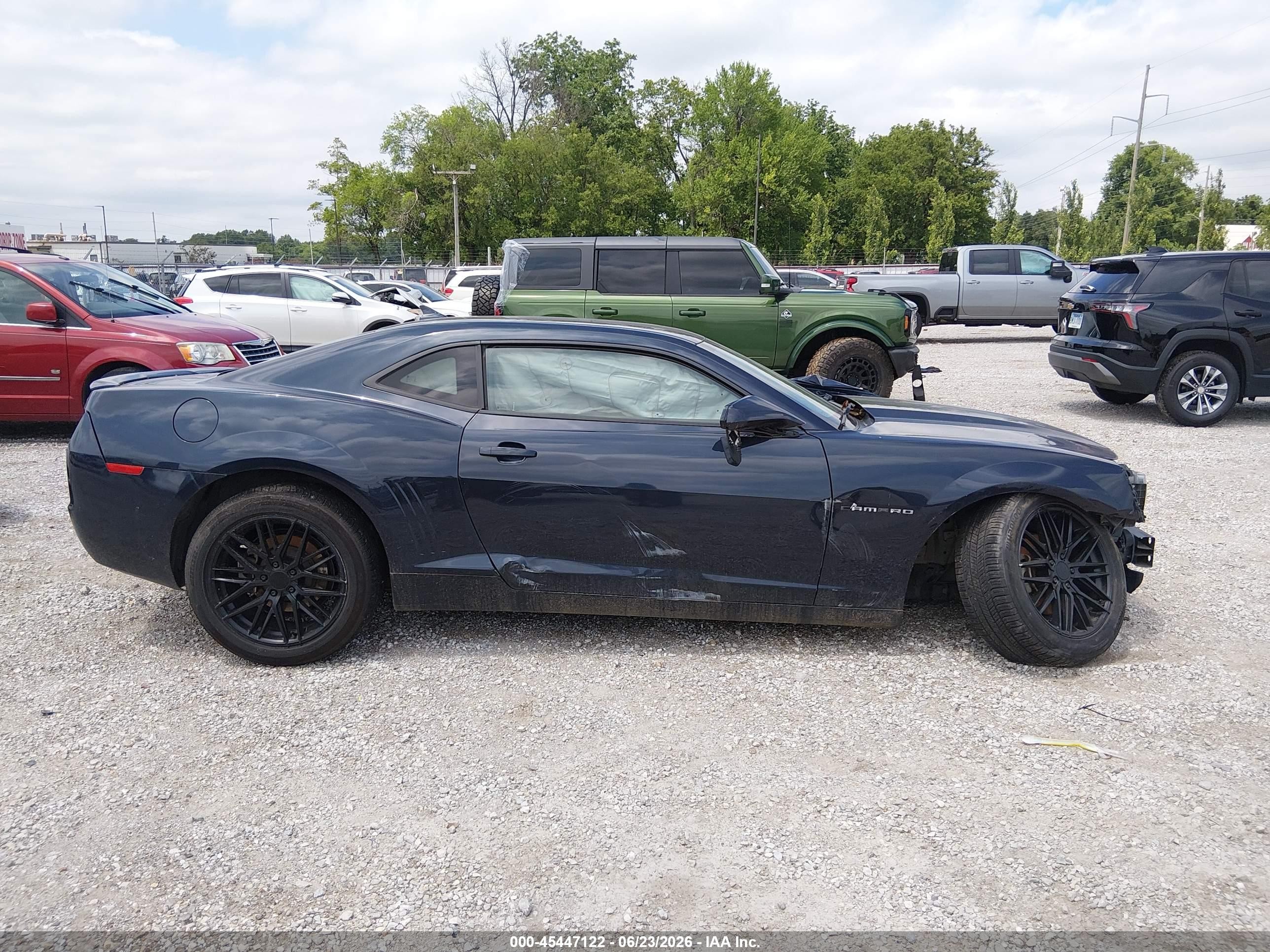 2013 Chevrolet Camaro 2lt Blue vin: 2G1FC1E34D9186950