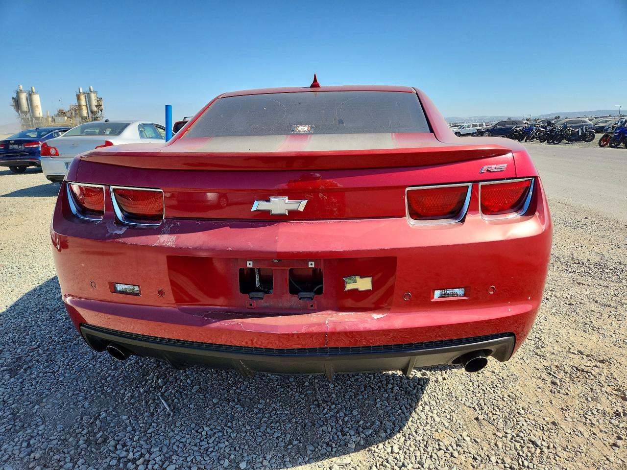2013 Chevrolet Camaro Lt Red vin: 2G1FC1E34D9191260