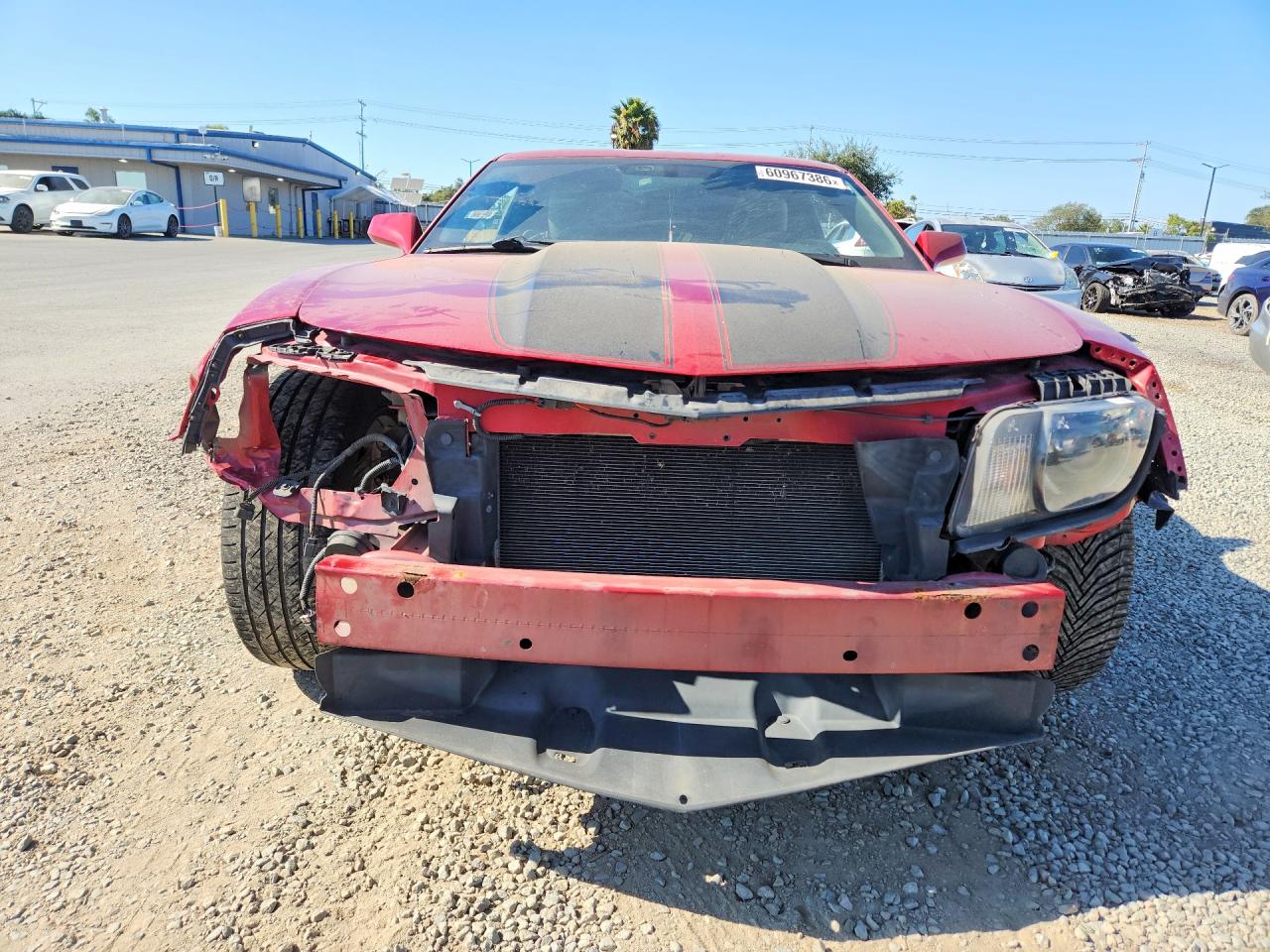 2013 Chevrolet Camaro Lt Red vin: 2G1FC1E34D9191260