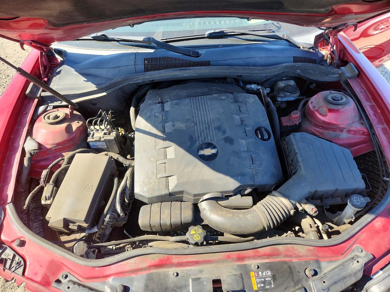 2013 Chevrolet Camaro Lt Red vin: 2G1FC1E34D9191260