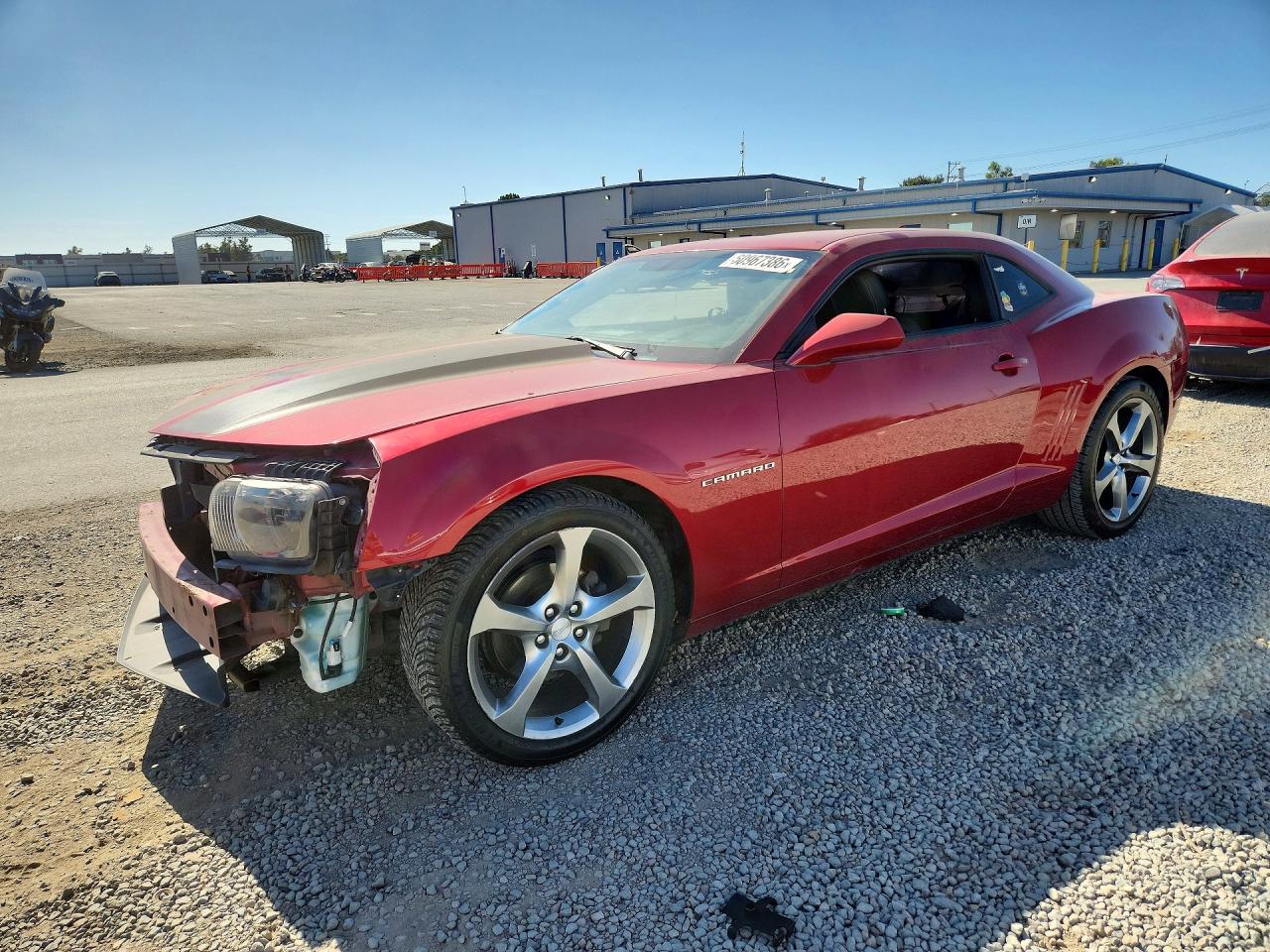 2013 Chevrolet Camaro Lt Red vin: 2G1FC1E34D9191260
