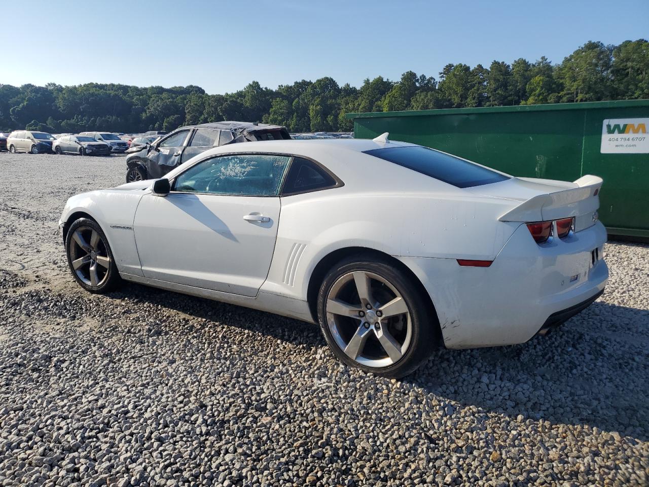 2013 Chevrolet Camaro Lt White vin: 2G1FC1E34D9200717