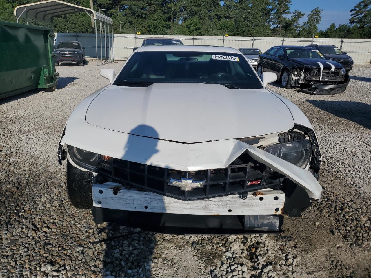 2013 Chevrolet Camaro Lt White vin: 2G1FC1E34D9200717