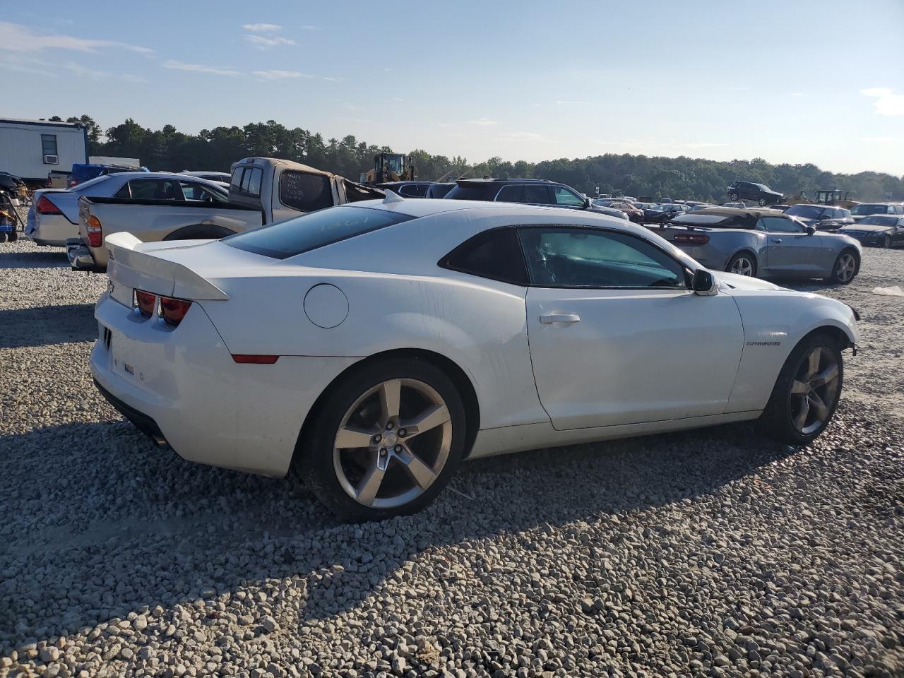2013 Chevrolet Camaro Lt White vin: 2G1FC1E34D9200717
