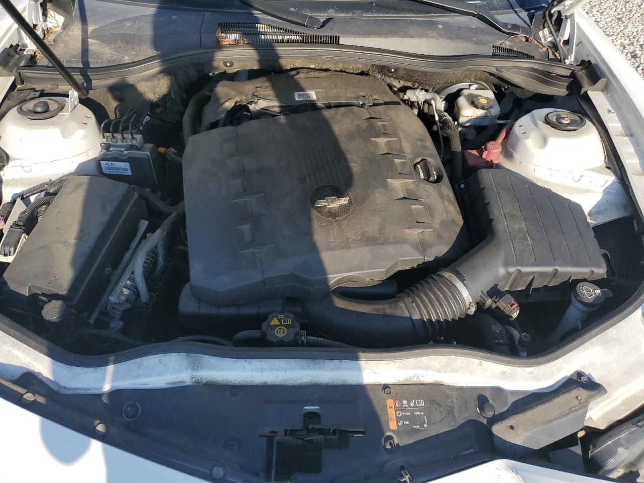 2013 Chevrolet Camaro Lt White vin: 2G1FC1E34D9200717