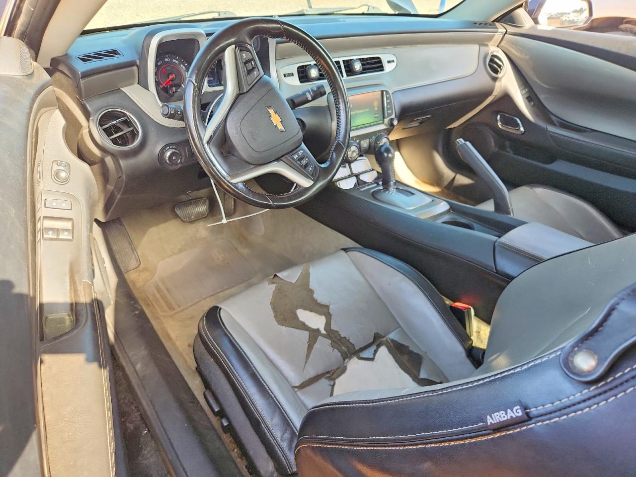 2014 Chevrolet Camaro Lt Black vin: 2G1FC1E34E9208124