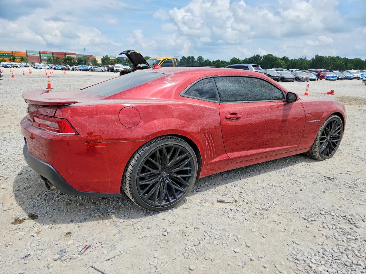 2014 Chevrolet Camaro Lt Красный vin: 2G1FC1E34E9217549