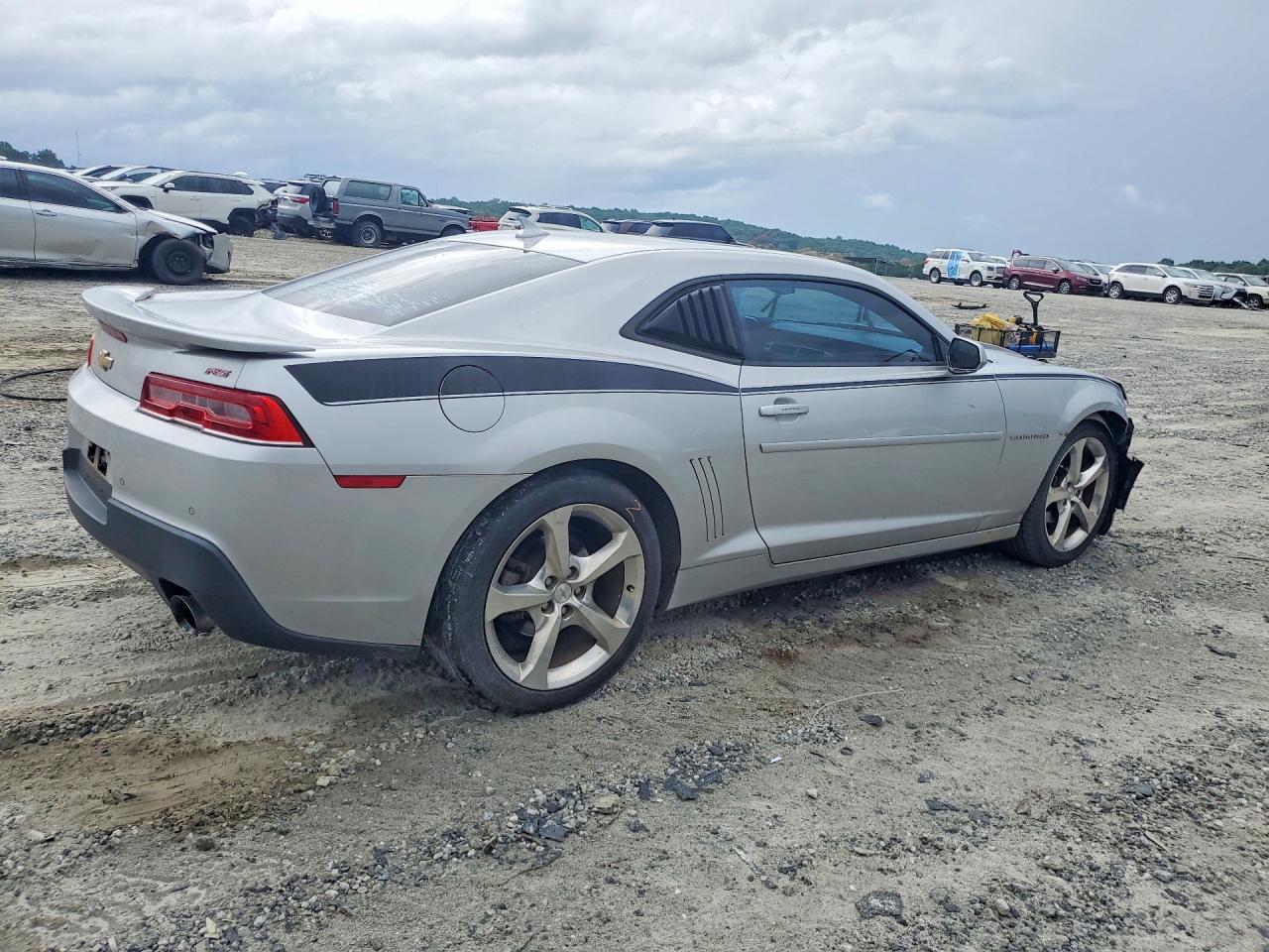 2014 Chevrolet Camaro Lt Silver vin: 2G1FC1E34E9313746