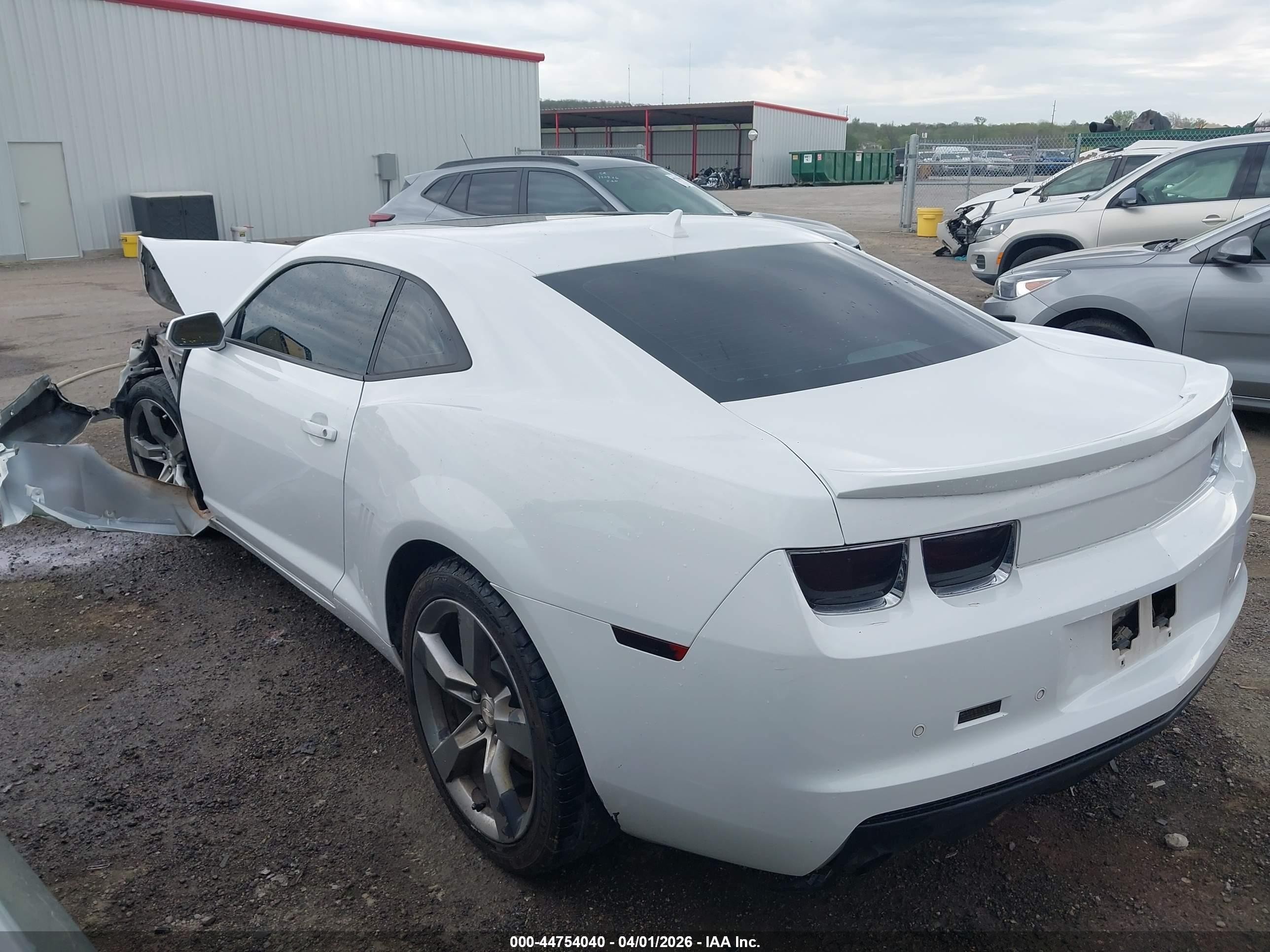 2012 Chevrolet Camaro 2lt White vin: 2G1FC1E35C9187636