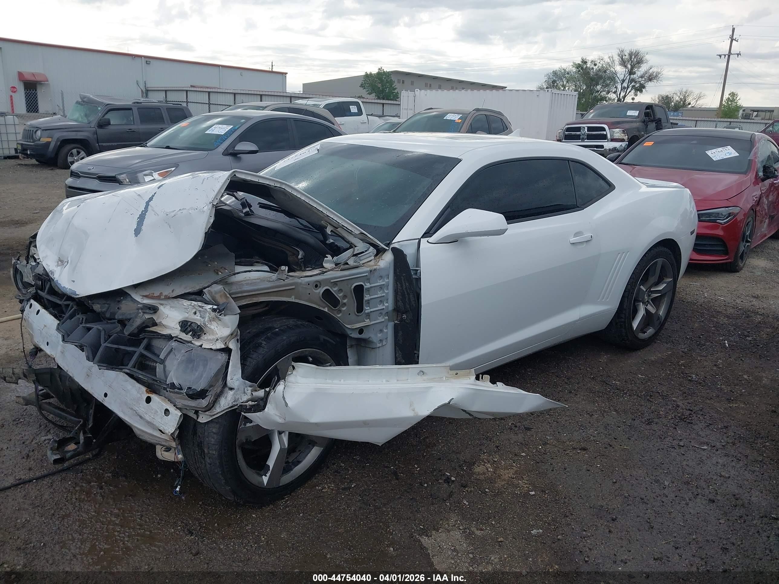 2012 Chevrolet Camaro 2lt White vin: 2G1FC1E35C9187636