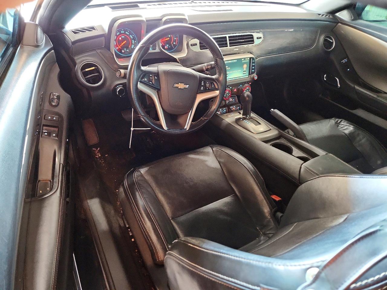 2013 Chevrolet Camaro Lt Black vin: 2G1FC1E35D9149325