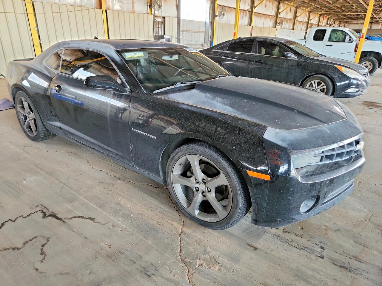 2013 Chevrolet Camaro Lt Black vin: 2G1FC1E35D9149325