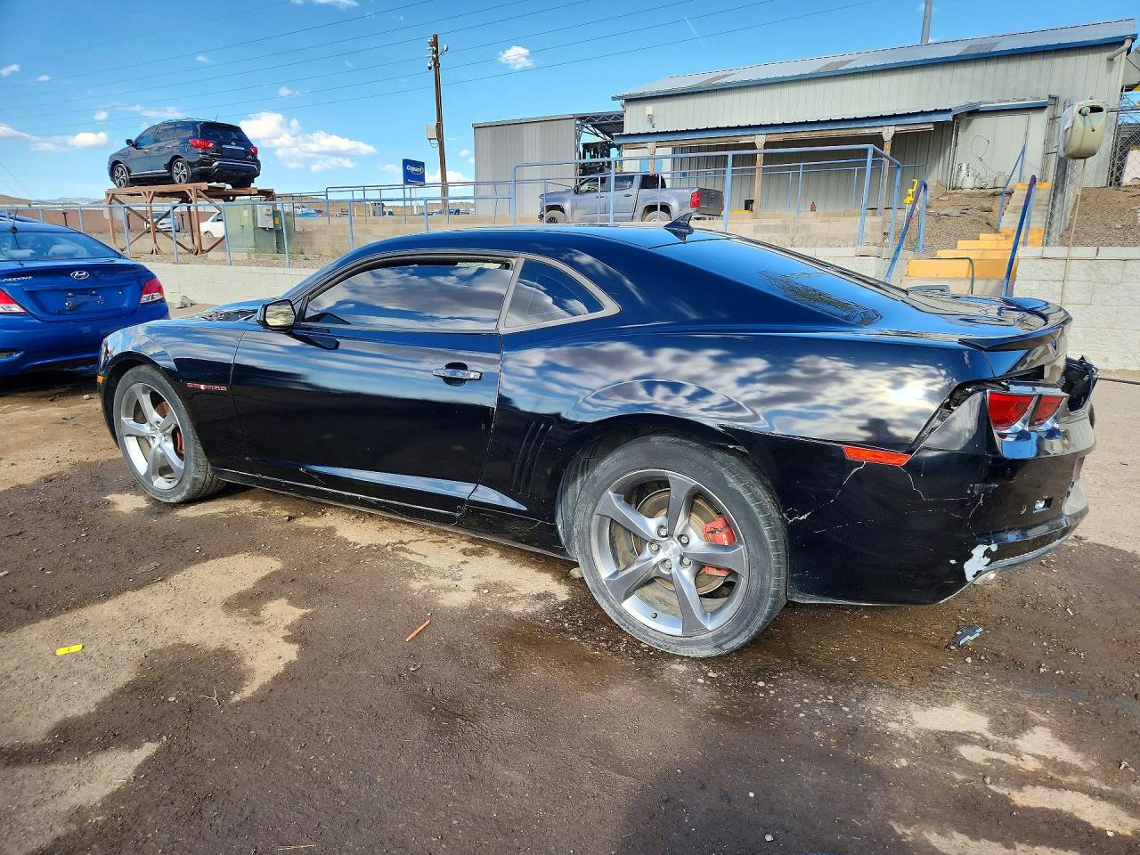 2013 Chevrolet Camaro Lt Black vin: 2G1FC1E35D9155822