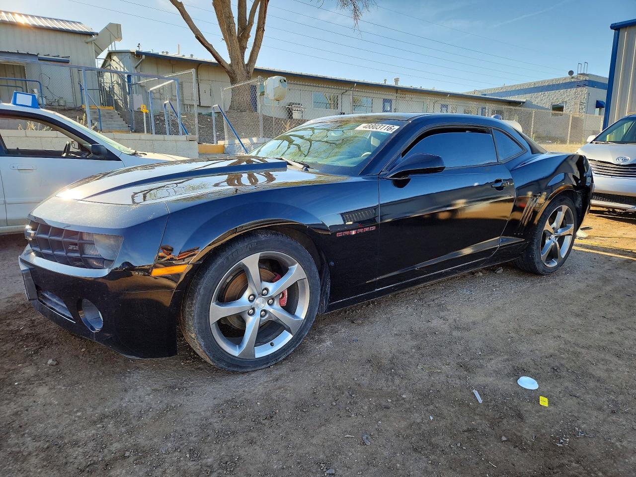 2013 Chevrolet Camaro Lt Black vin: 2G1FC1E35D9155822