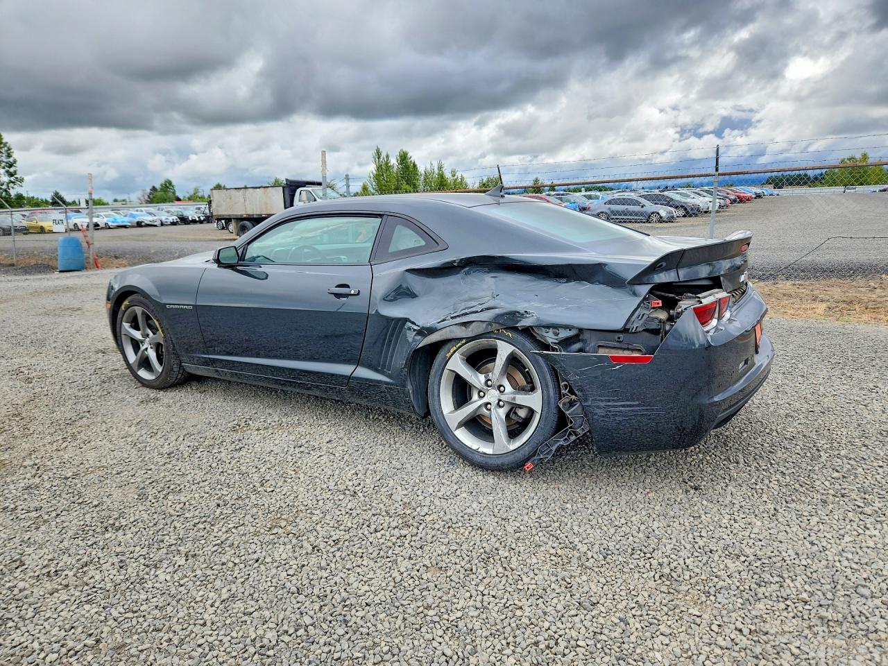 2013 Chevrolet Camaro Lt Gray vin: 2G1FC1E35D9164214