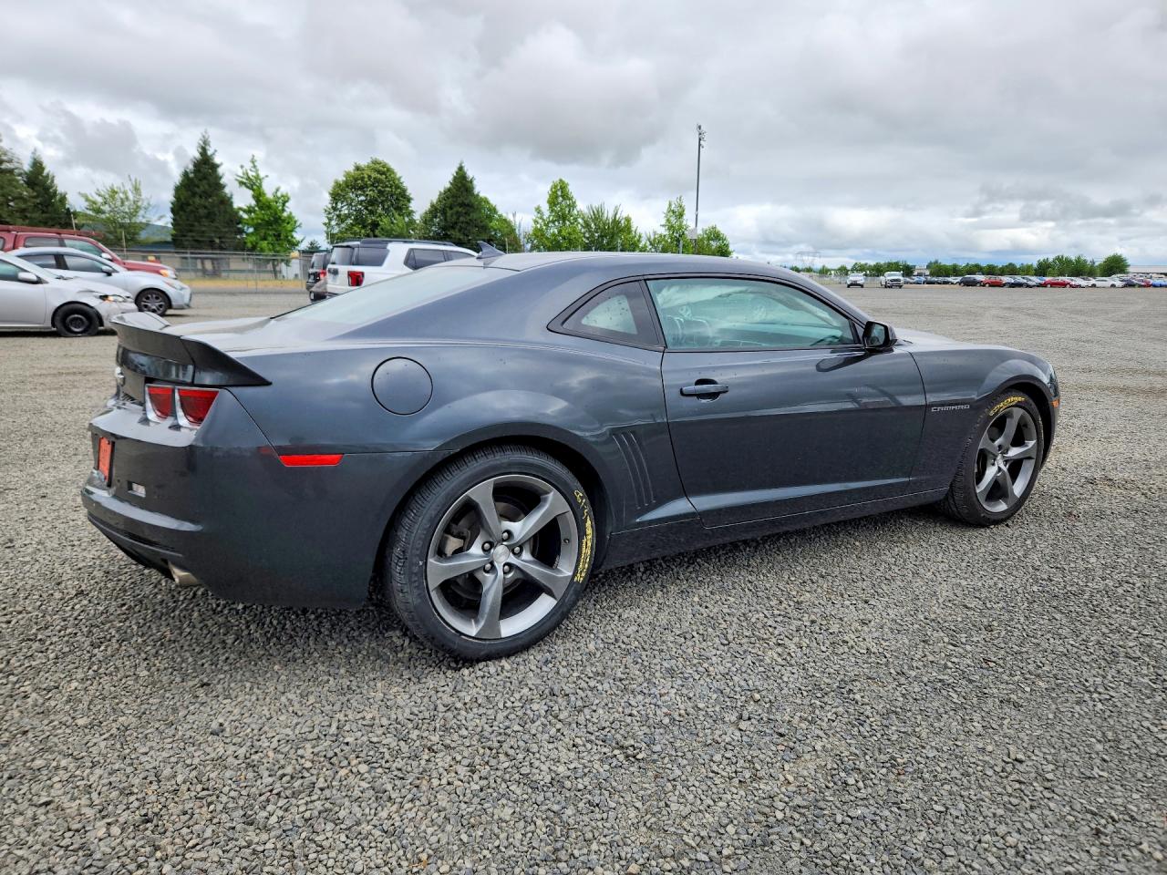2013 Chevrolet Camaro Lt Gray vin: 2G1FC1E35D9164214