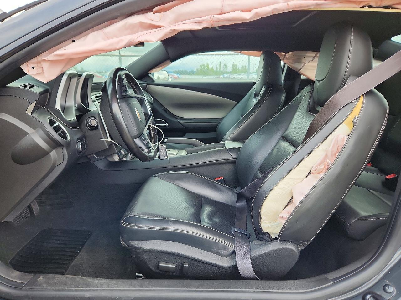 2013 Chevrolet Camaro Lt Gray vin: 2G1FC1E35D9164214