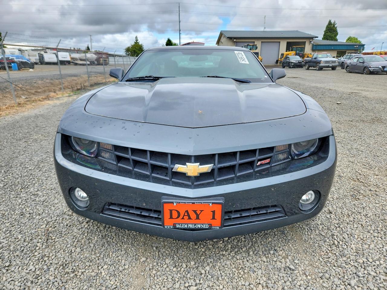 2013 Chevrolet Camaro Lt Gray vin: 2G1FC1E35D9164214