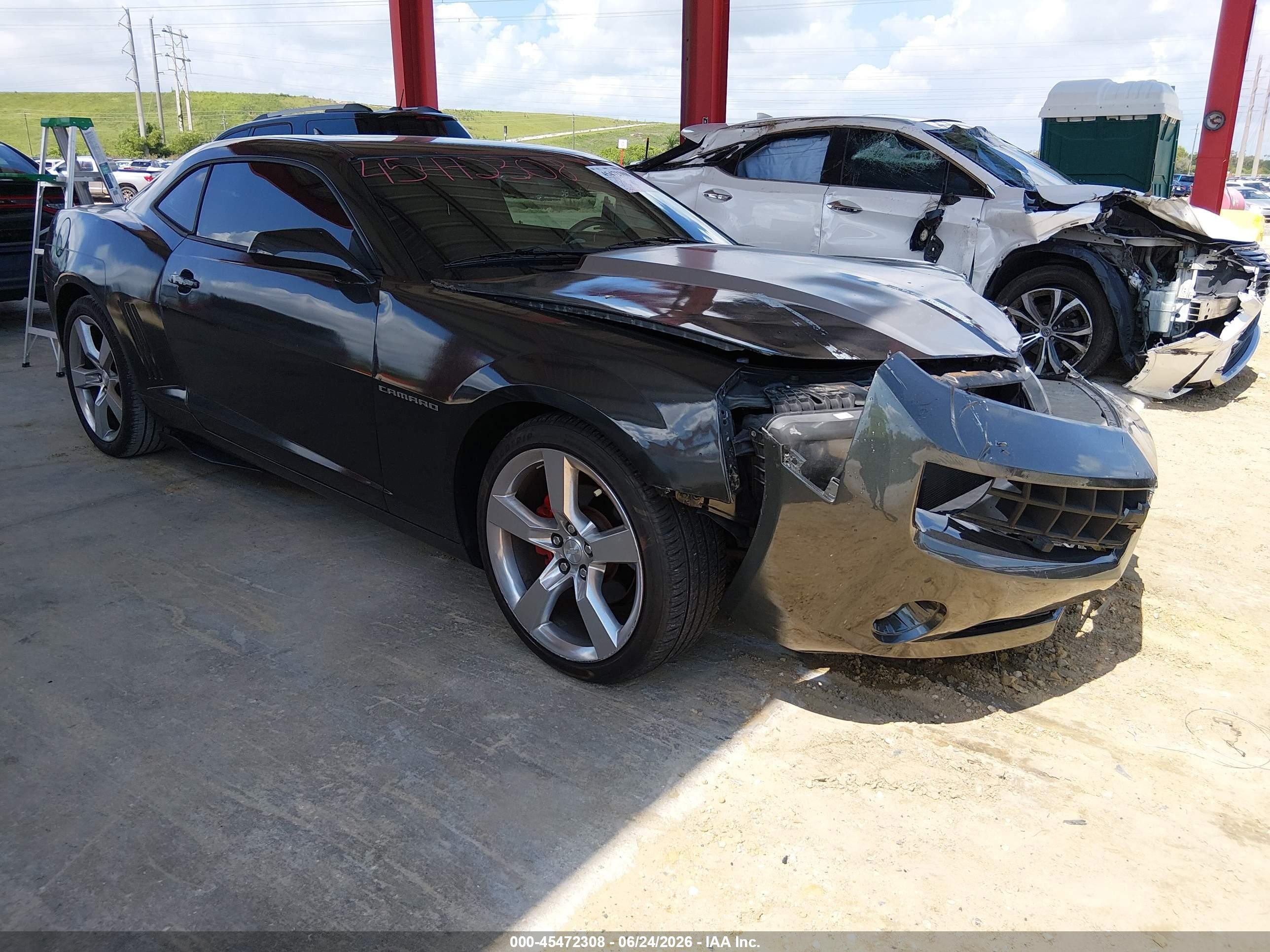 2013 Chevrolet Camaro 2lt Gray vin: 2G1FC1E35D9224573