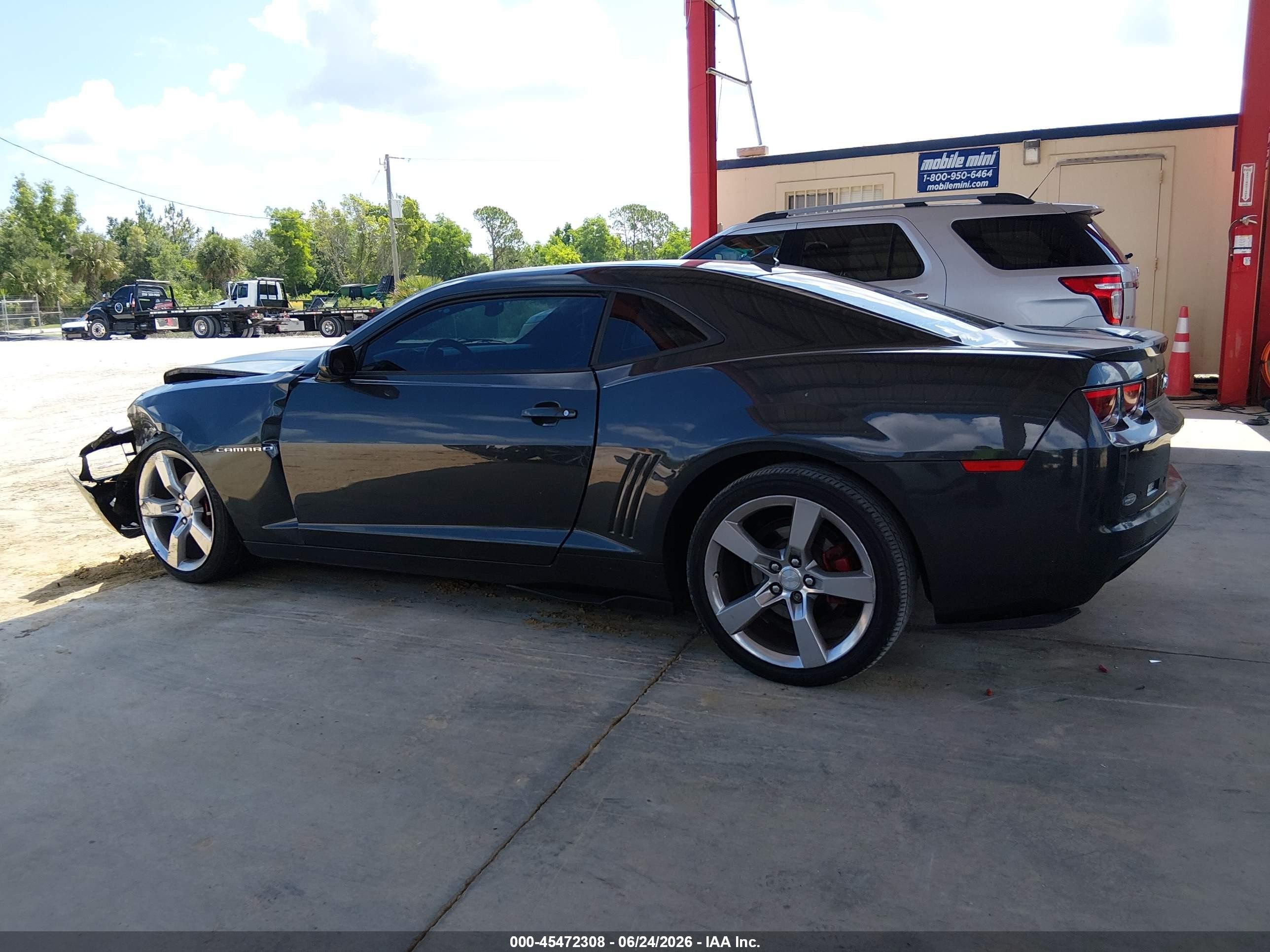 2013 Chevrolet Camaro 2lt Gray vin: 2G1FC1E35D9224573