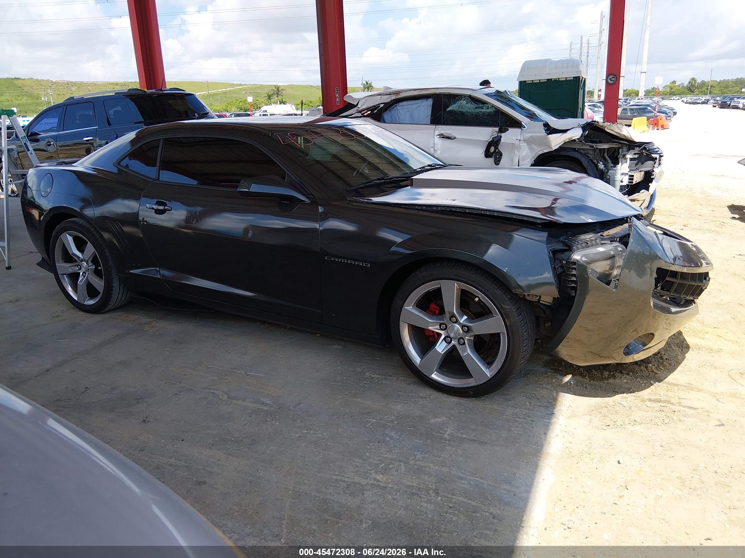 2013 Chevrolet Camaro 2lt Gray vin: 2G1FC1E35D9224573