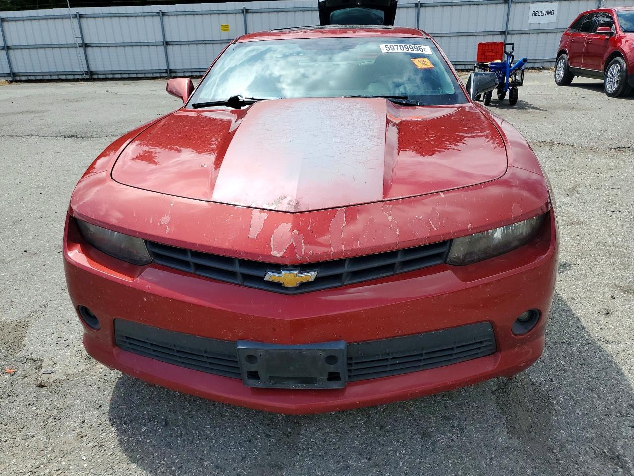 2014 Chevrolet Camaro Lt Red vin: 2G1FC1E35E9216488