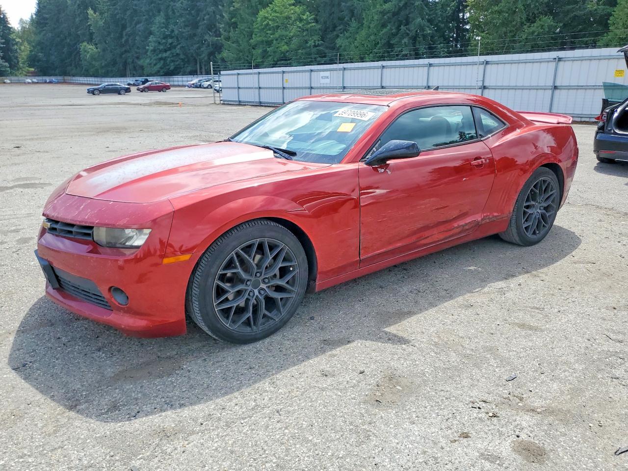 2014 Chevrolet Camaro Lt Red vin: 2G1FC1E35E9216488