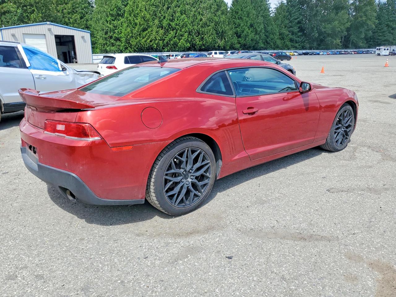 2014 Chevrolet Camaro Lt Red vin: 2G1FC1E35E9216488
