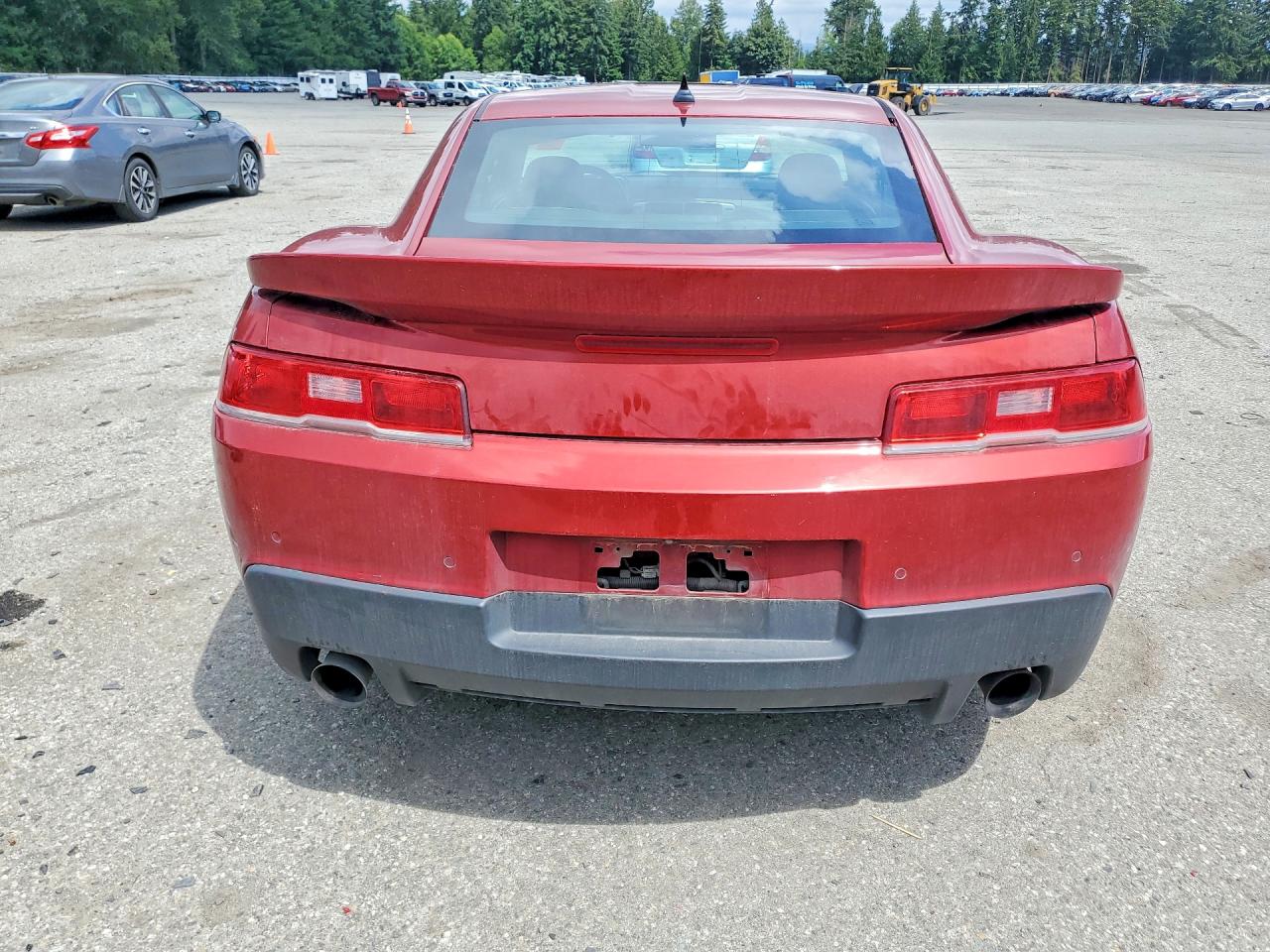 2014 Chevrolet Camaro Lt Red vin: 2G1FC1E35E9216488