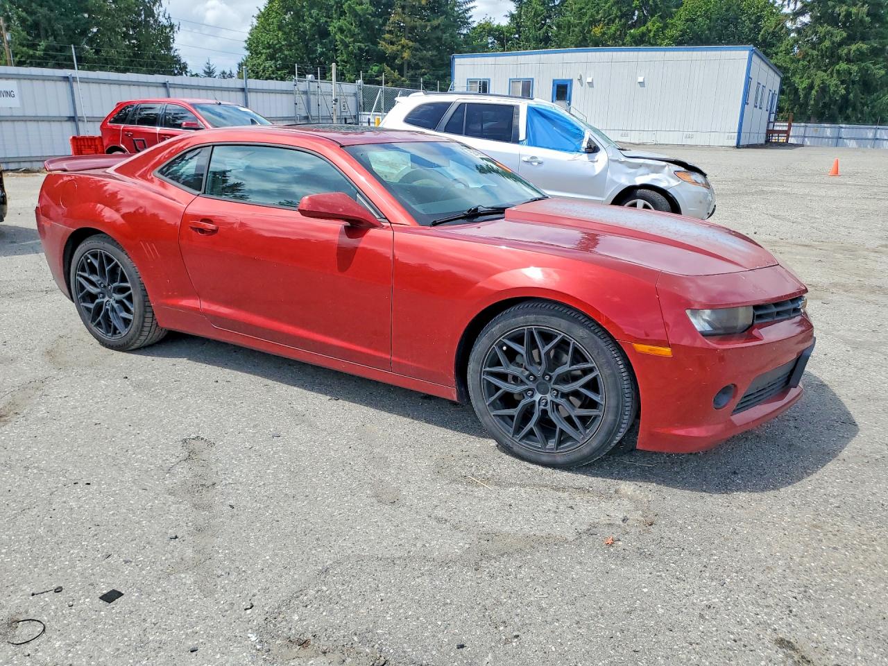 2014 Chevrolet Camaro Lt Red vin: 2G1FC1E35E9216488