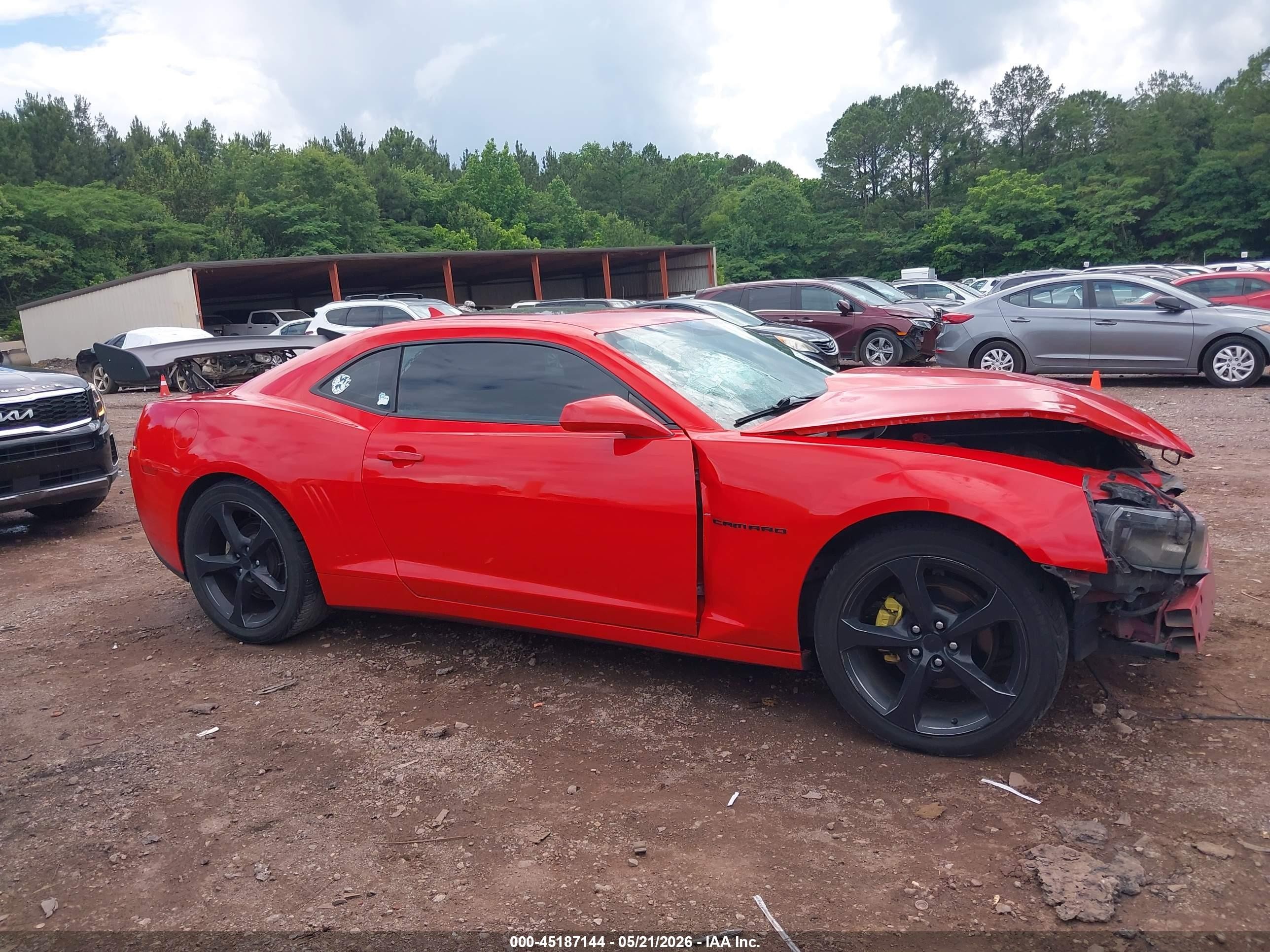 2014 Chevrolet Camaro 2lt Red vin: 2G1FC1E35E9225143