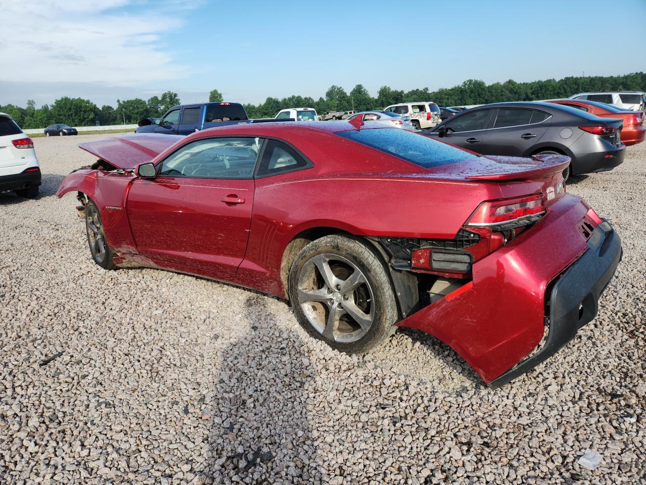 2014 Chevrolet Camaro Lt Красный vin: 2G1FC1E35E9254531