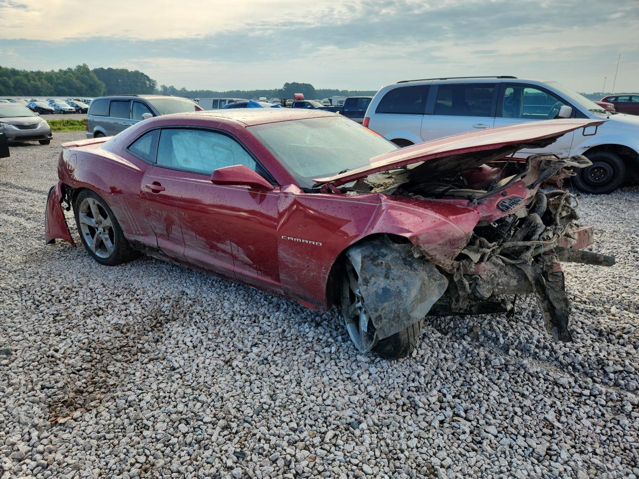 2014 Chevrolet Camaro Lt Красный vin: 2G1FC1E35E9254531