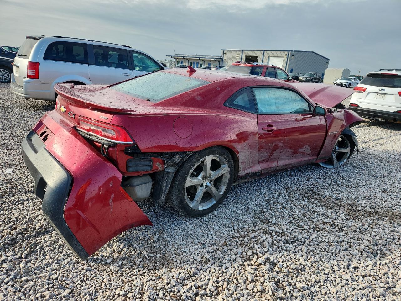 2014 Chevrolet Camaro Lt Красный vin: 2G1FC1E35E9254531
