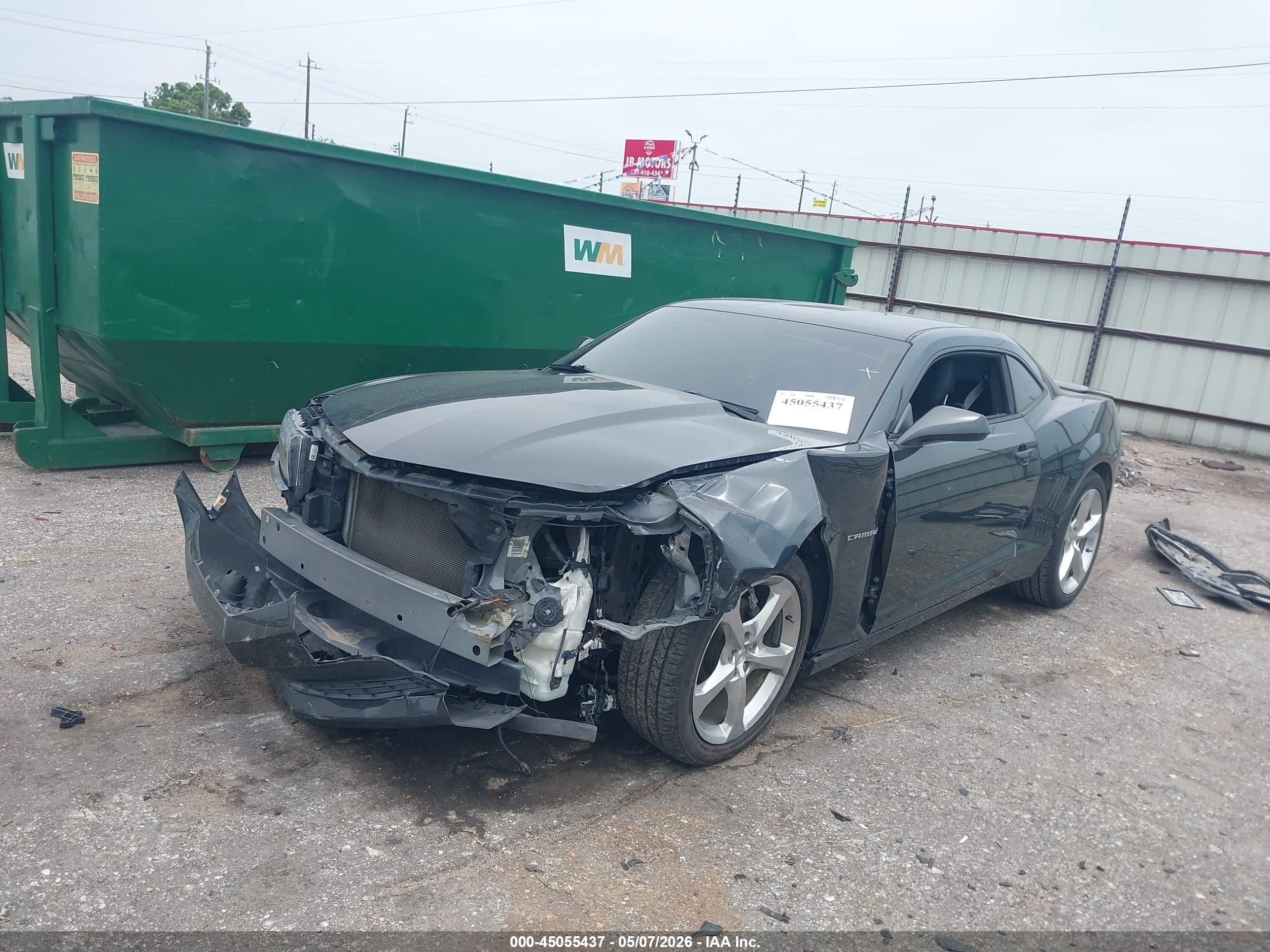 2014 Chevrolet Camaro 2lt Black vin: 2G1FC1E35E9287268