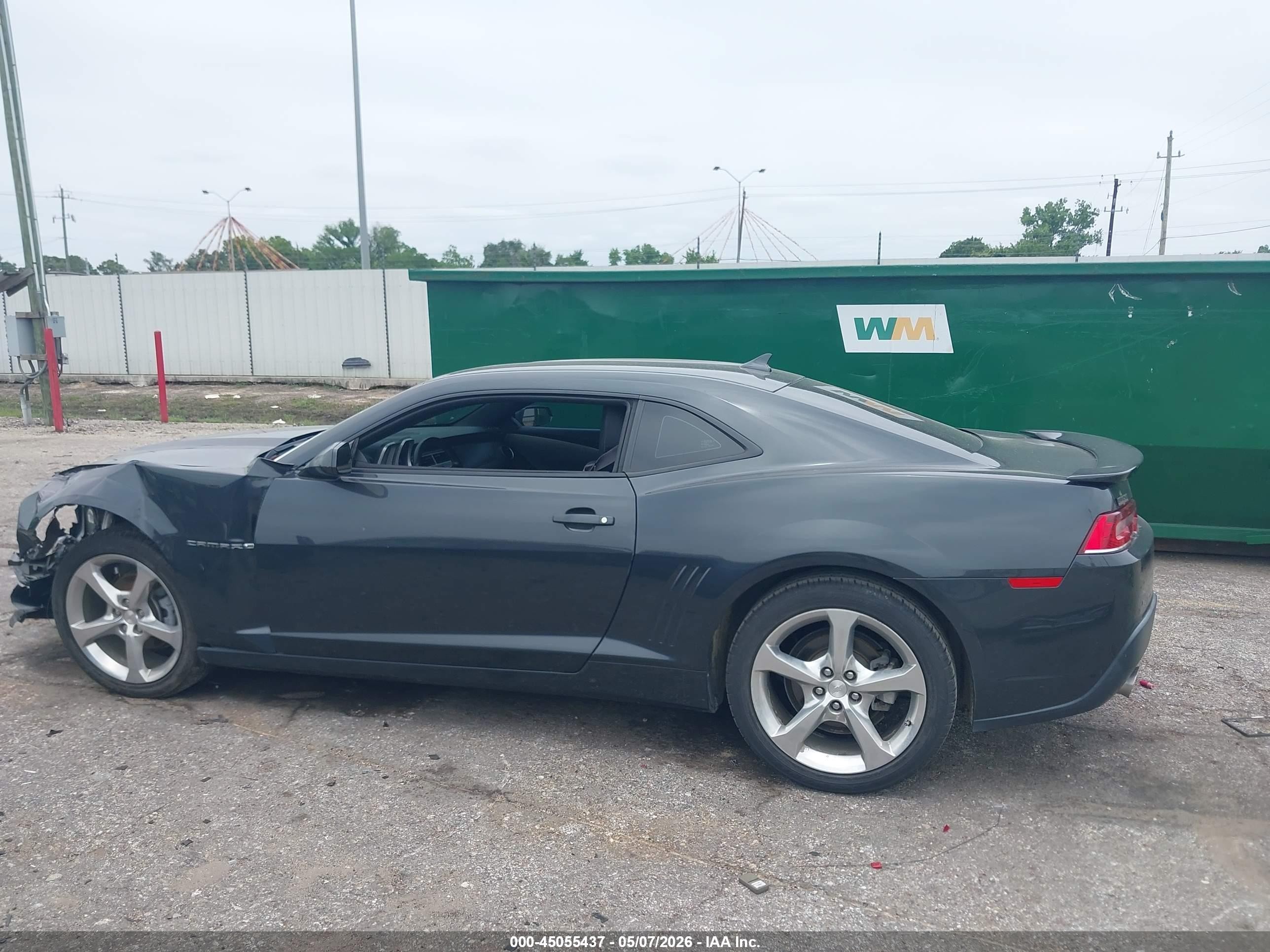 2014 Chevrolet Camaro 2lt Black vin: 2G1FC1E35E9287268