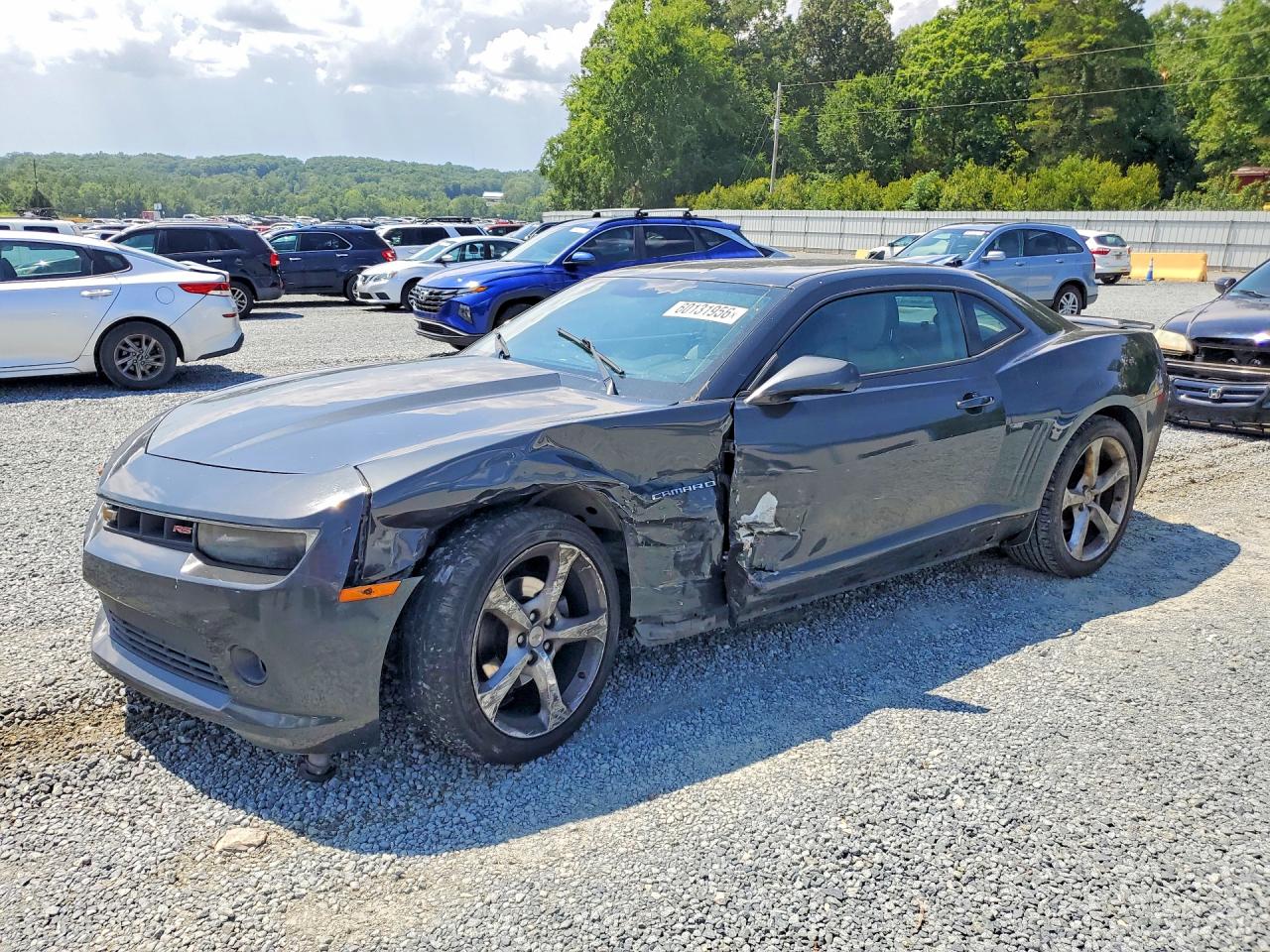 2014 Chevrolet Camaro Lt Gray vin: 2G1FC1E35E9302027